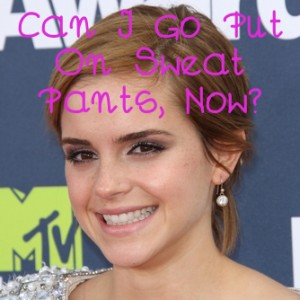 Emma Watson Loves Her Sports Bra & Hates Her Bling Ring Character